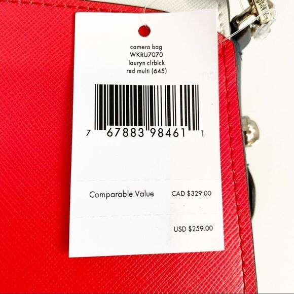NEW - Kate Spade New York Lauryn Colorblock Camera Bag - Picture 9 of 11